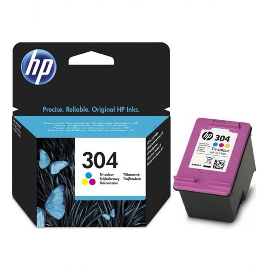 HP N9K05A (304) ÜÇ RENKLİ MÜREKKEP KARTUŞU 