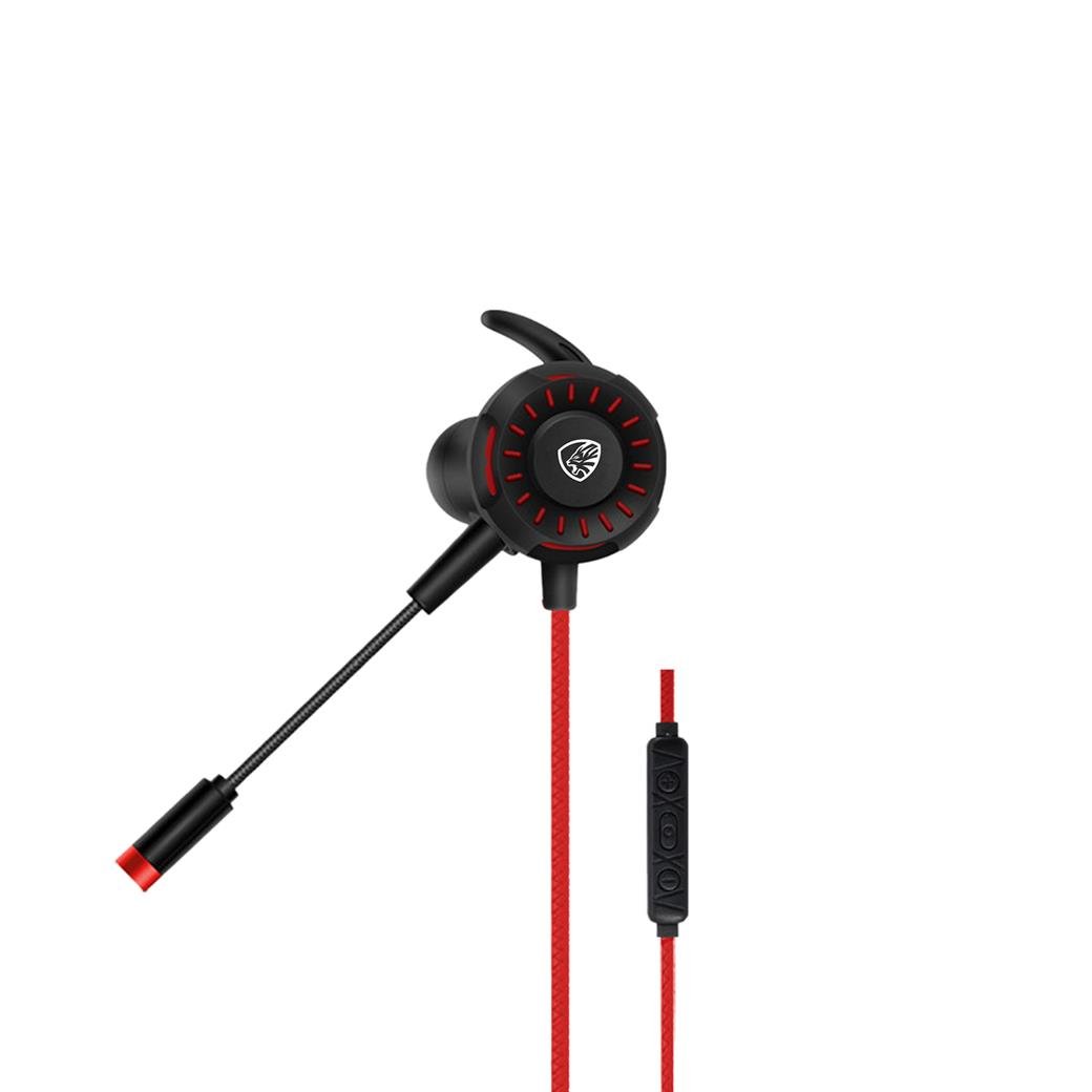 Hytech HY-GK1 3,5 Oyuncu Esnek Mikrofonlu Siyah Kulakiçi Kulaklık