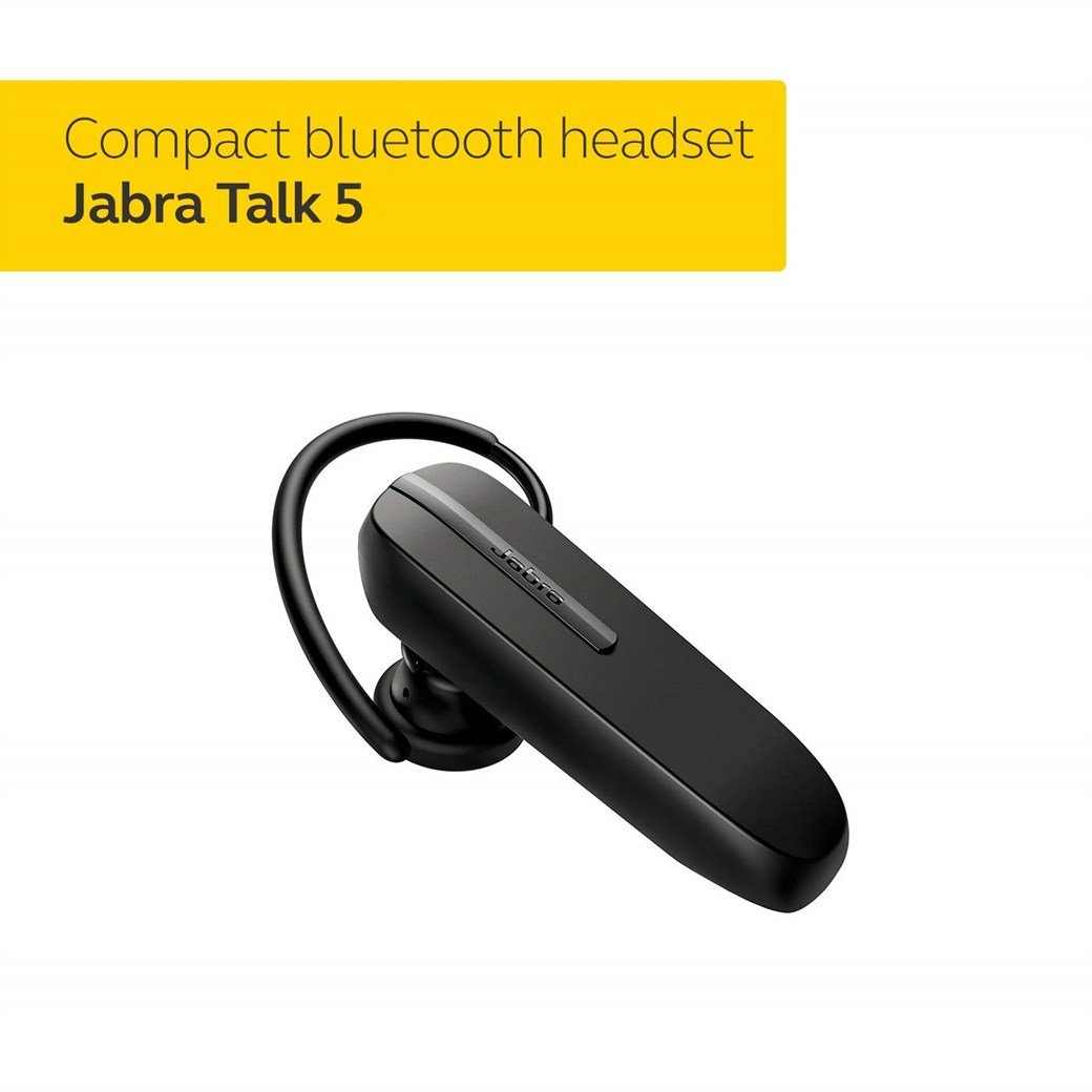 JABRA BLUETOOTH TALK 5 HEADSET KULAKLIK SİYAH EU 