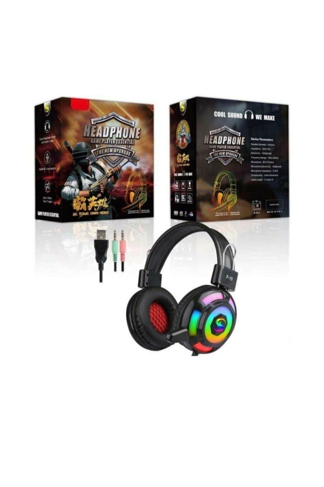 KUBITE F15 IŞIKLI RGB OYUNCU KULAKLIK