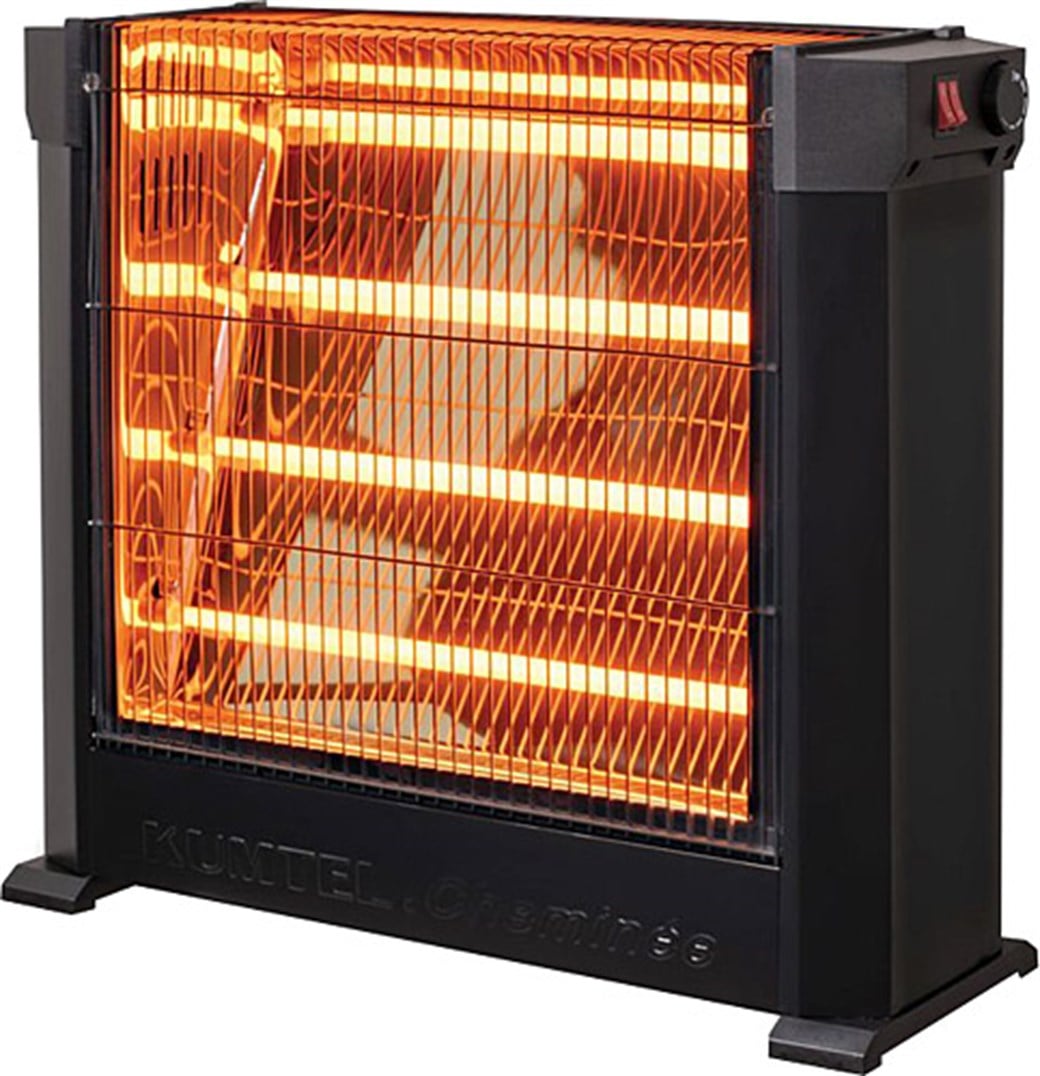 KUMTEL KS2760 MİNİ ŞÖMİNE SOBA 2200W