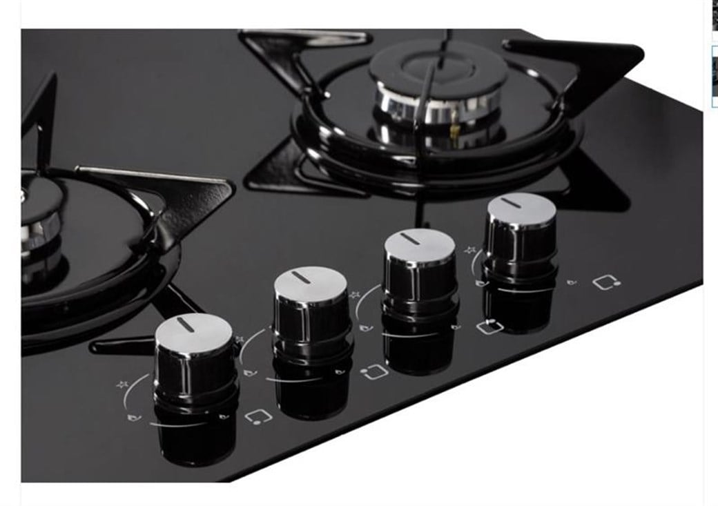 LUXELL 40TAHDF (C6-40BF) ANKASTRE SİYAH CAM OCAK  