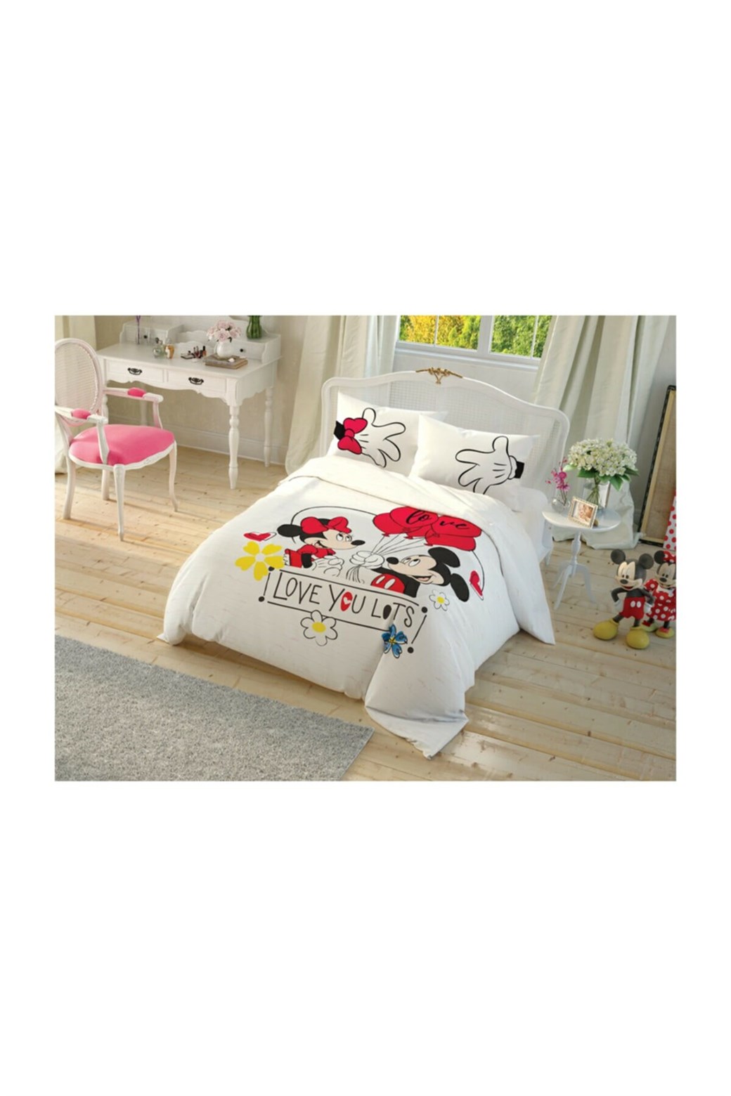 MICKEY ÇİFT KİŞİLİK NEVRESİM TAKIMI