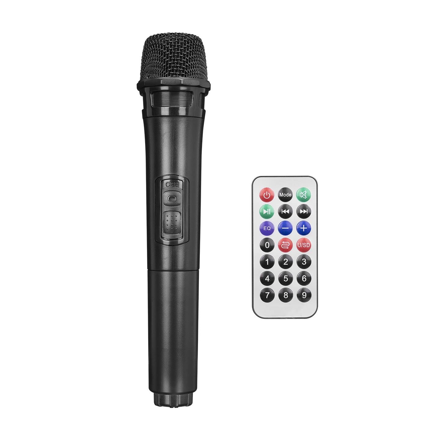 Mikado MD-125KP 40W USB/BT/TF/TWS Led Işıklı Kablosuz ve Kafa Mikrofonlu Toplantı-Parti Hoparlörü