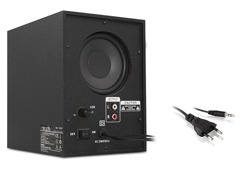 Mikado MD-1700BT 2+1 Siyah Usb+SD+Fm+Bluetooth Destekli Multimedia Speaker Hoparlör