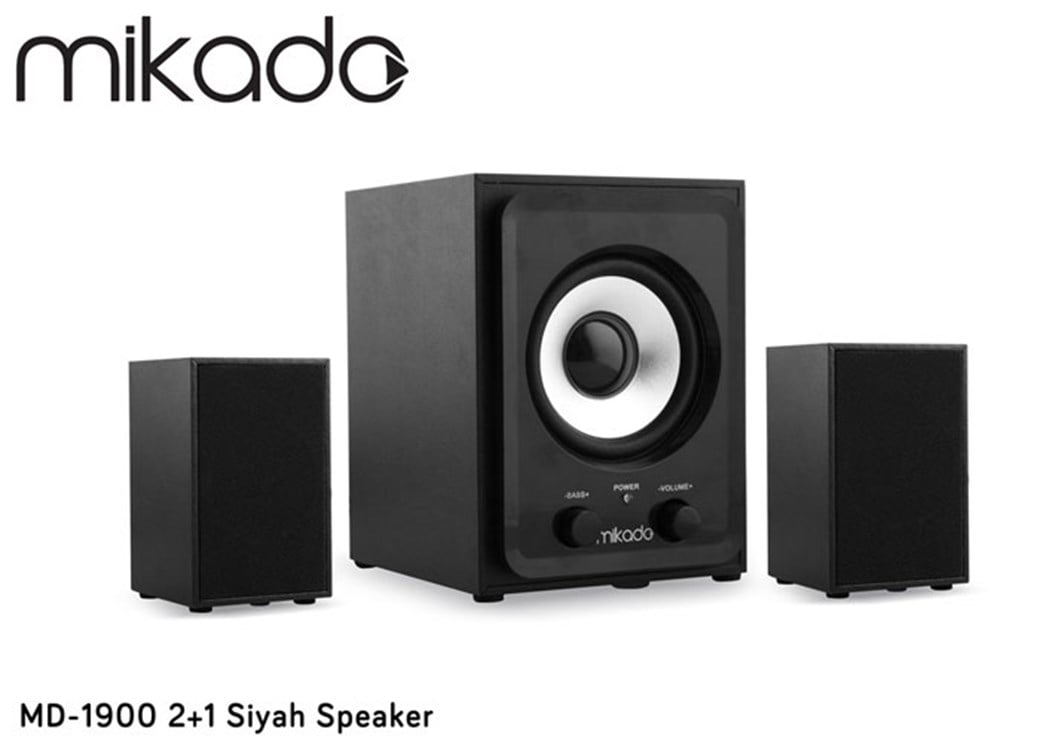 Mikado MD-1900 2+1 Siyah Speaker