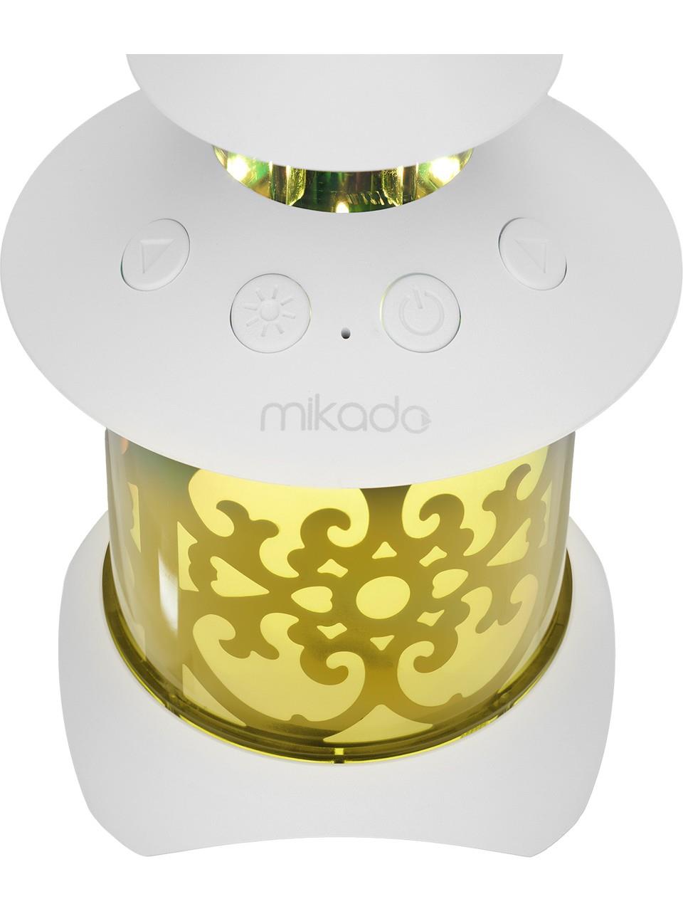 Mikado MD-20BT Beyaz 5W 1200mAh BT-LED Işıklı Bluetooth Hoparlör