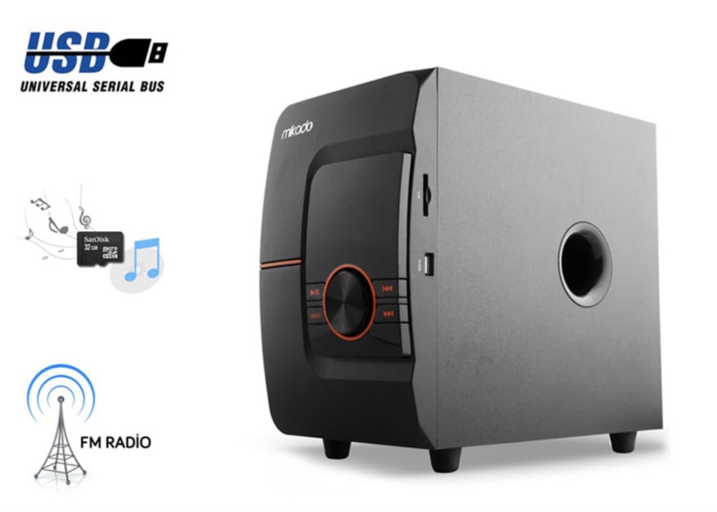 Mikado MD-369 2+1 Usb+SD+Fm Destekli Speaker