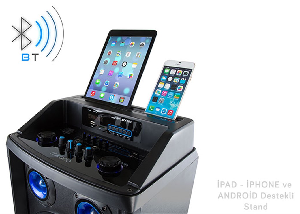 Mikado MD-482KP Siyah FM Destekli Öğretmen Bluetoo