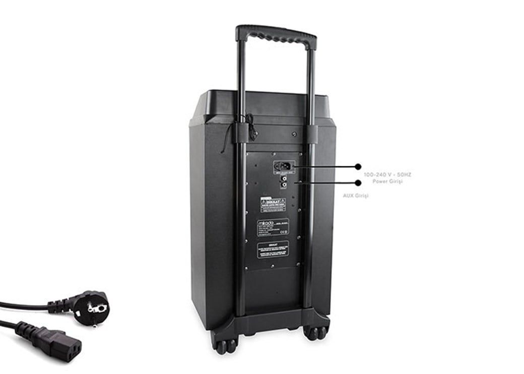 Mikado MD-482KP Siyah FM Destekli Öğretmen Bluetoo