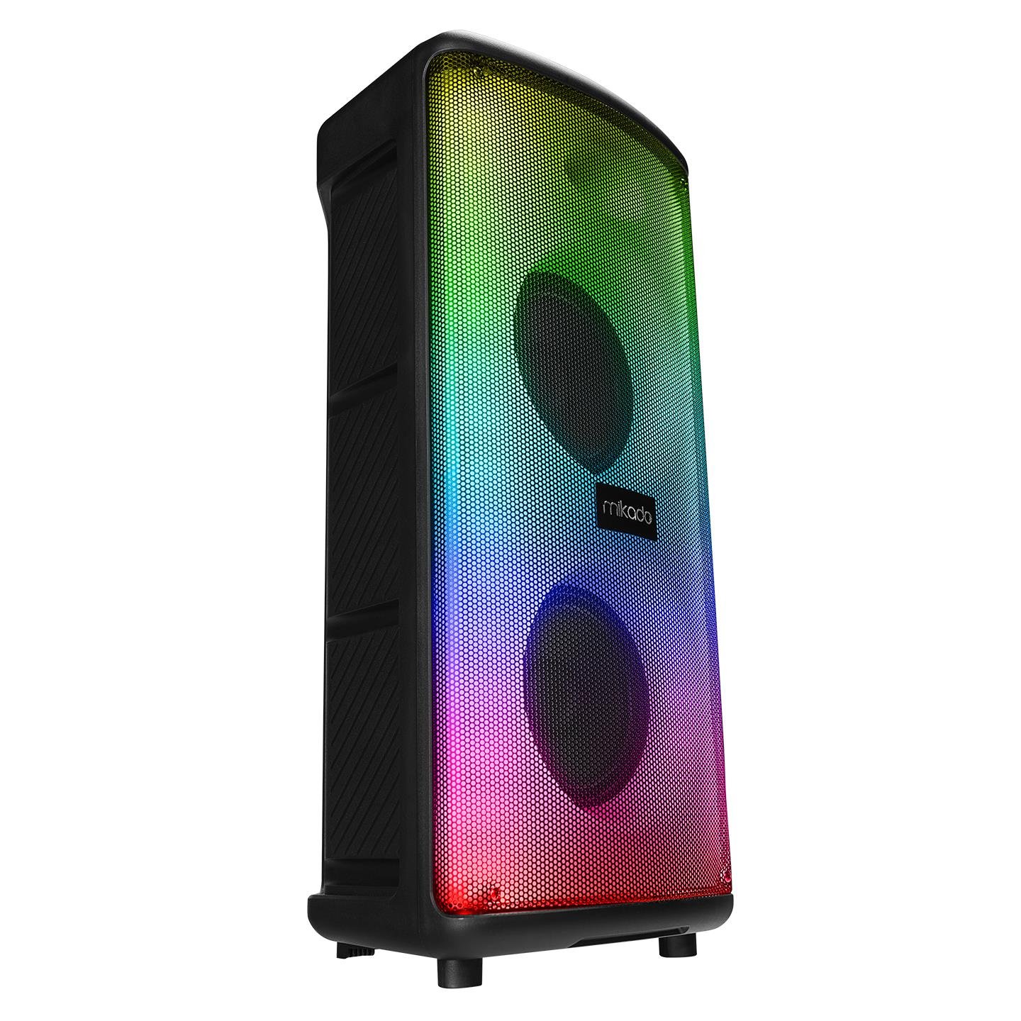 Mikado MD-833KP V1 30W BT/USB/TF/TWS Led Işıklı Kablolusuz Mikrofonlu Toplantı-Parti Hoparlörü