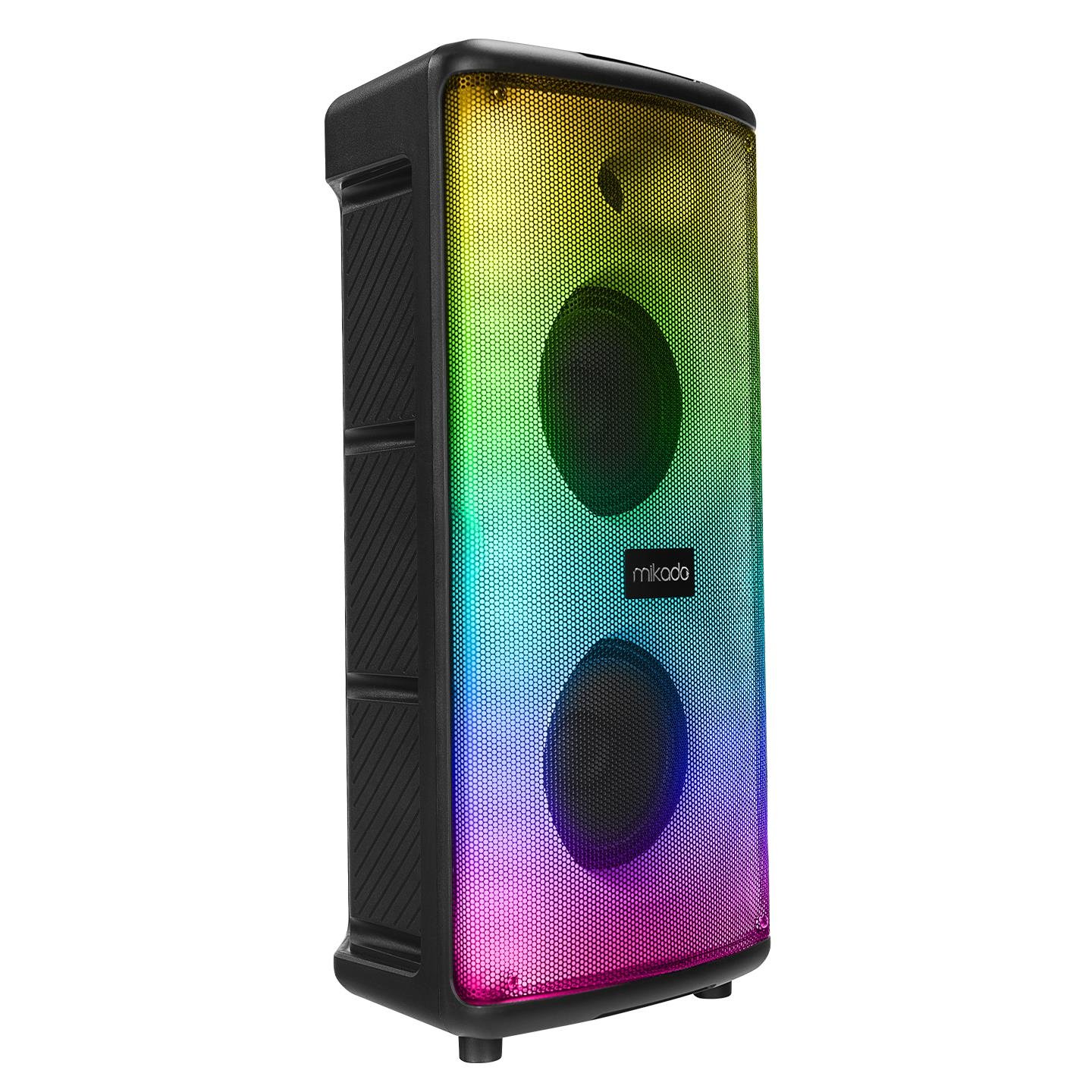 Mikado MD-833KP V1 30W BT/USB/TF/TWS Led Işıklı Kablolusuz Mikrofonlu Toplantı-Parti Hoparlörü