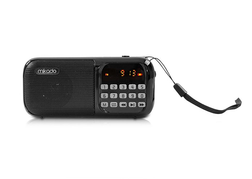 Mikado MD-R21 Siyah Usb +TF Kart+Fm Destekli Müzik