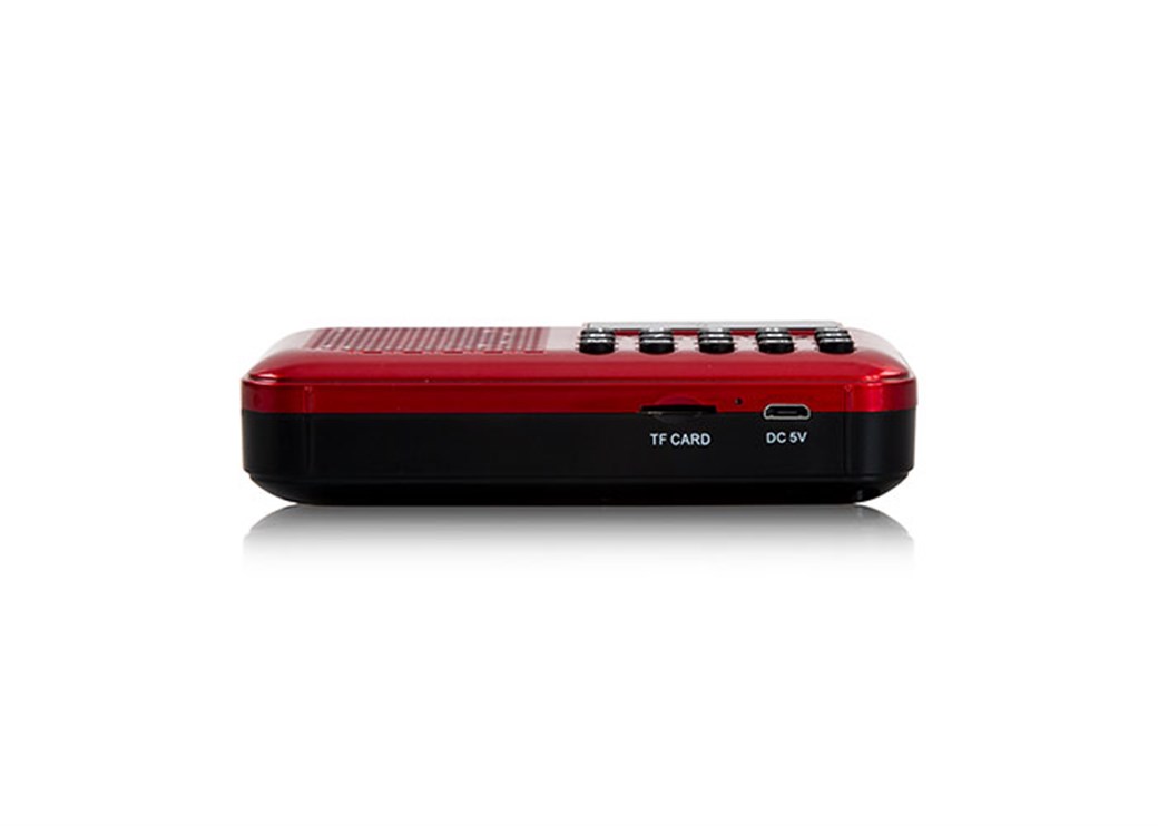 Mikado MD-R33 Kırmızı Usb+TF Kart+Fm LED Ekran Müz