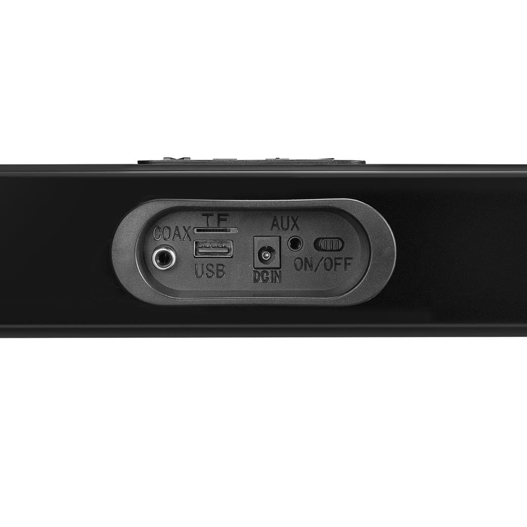 Mikado MD-SB101 Siyah 10Wx2 12V/1.5A BT+USB+AUX+TF Kartlı Ev Sinema Soundbar Speaker