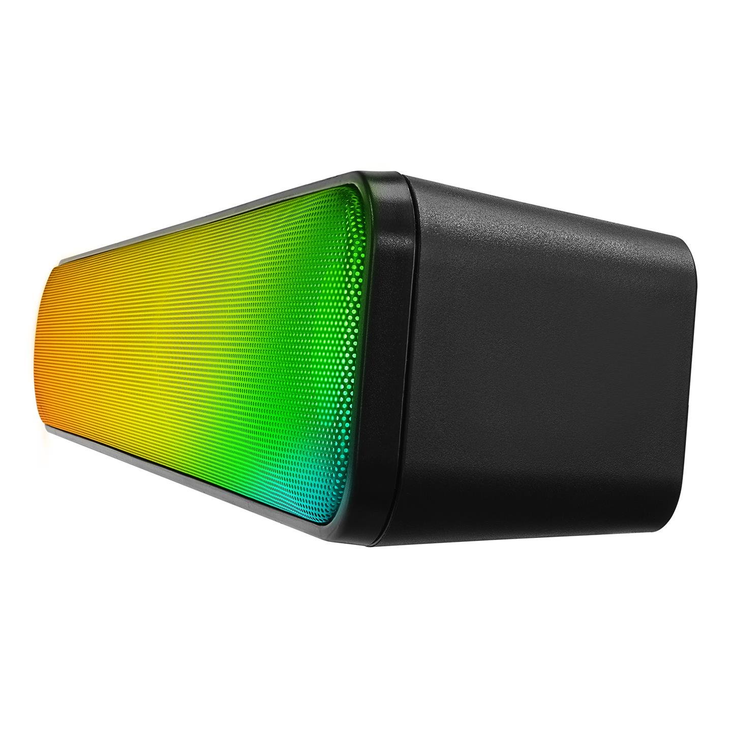 Mikado MD-SBT25 Siyah 5W*2 1200mAh BT,RGB,TF Card,Type-C ,USB Soundbar Speaker