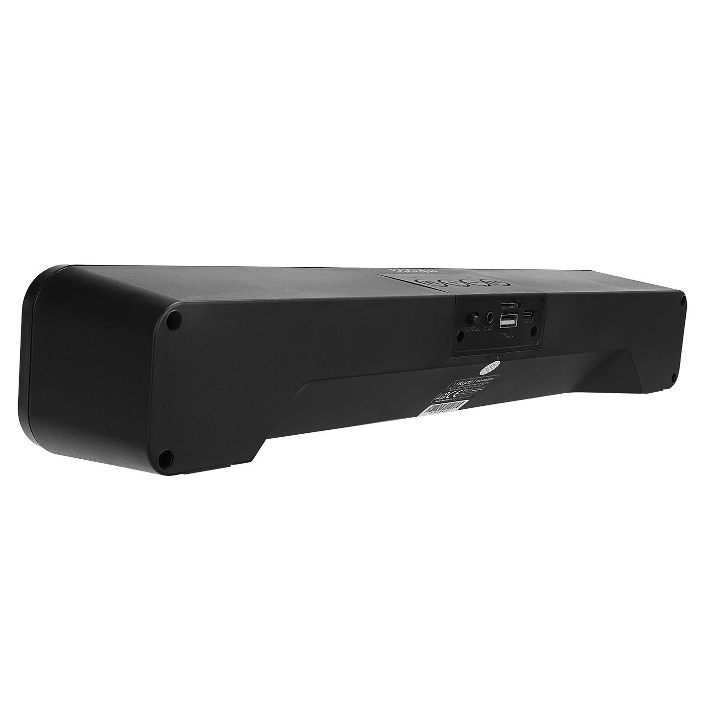 Mikado MD-SBT25 Siyah 5W*2 1200mAh BT,RGB,TF Card,Type-C ,USB Soundbar Speaker