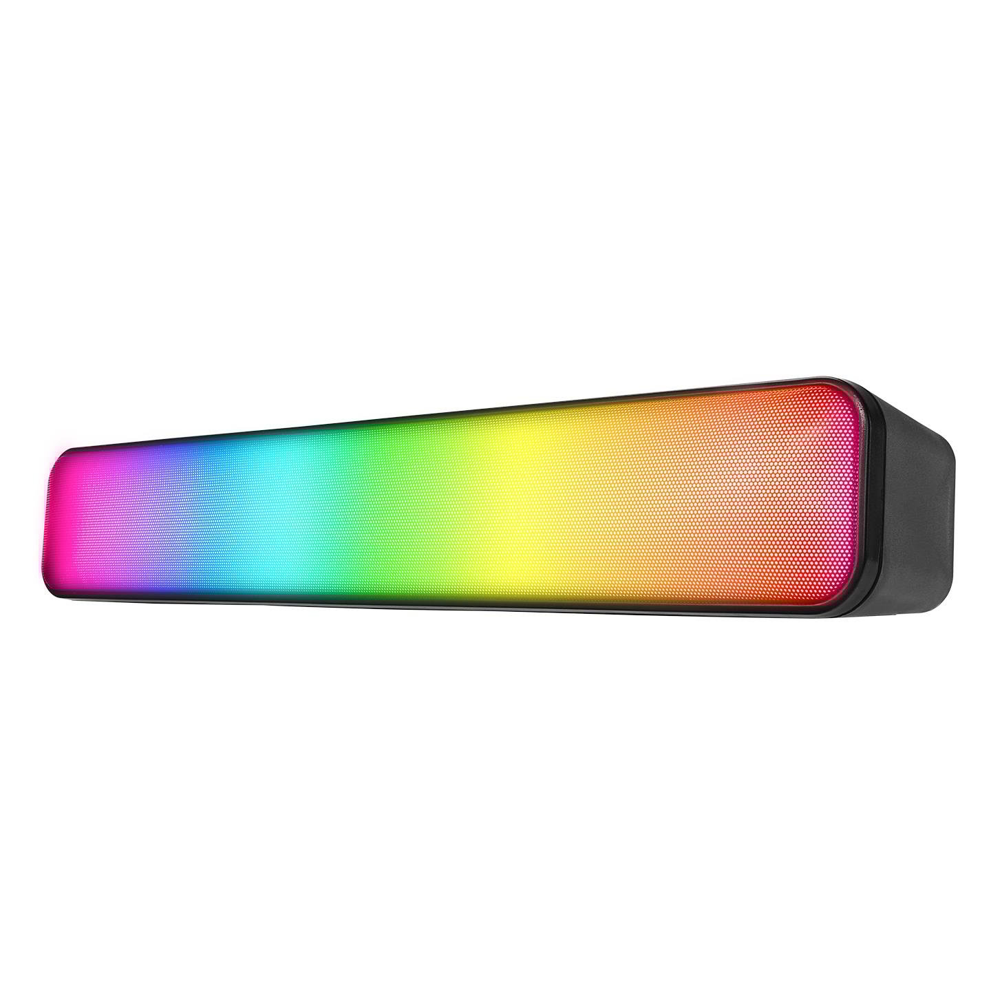 Mikado MD-SBT25 Siyah 5W*2 1200mAh BT,RGB,TF Card,Type-C ,USB Soundbar Speaker