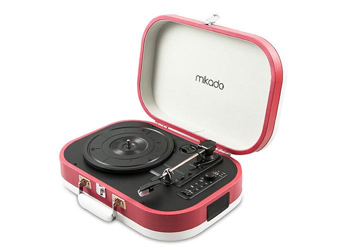 Mikado Nostalgia MN-101 Pikap Mercan Rengi Usb+RCA+Bluetooth Destekli Müzik Kutusu