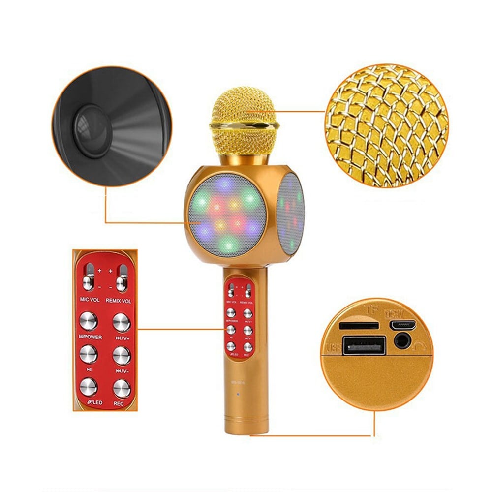 PETRIX PT RS533LED(WS-1816) KARAOKE LED MİCROPHON