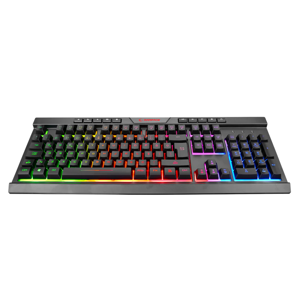 Rampage BYGAMEX-K2 Rainbow Aydınlatmalı Gaming Oyuncu Klavyesi