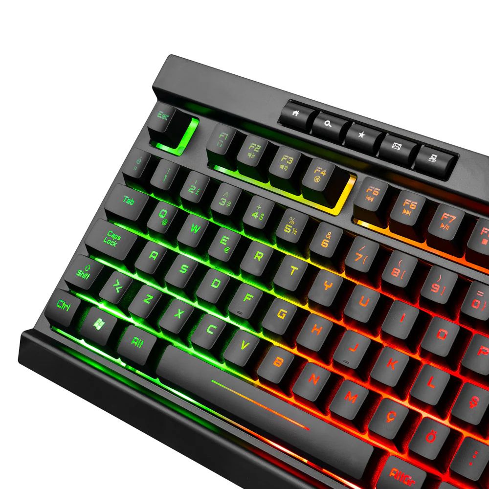 Rampage BYGAMEX-K2 Rainbow Aydınlatmalı Gaming Oyuncu Klavyesi