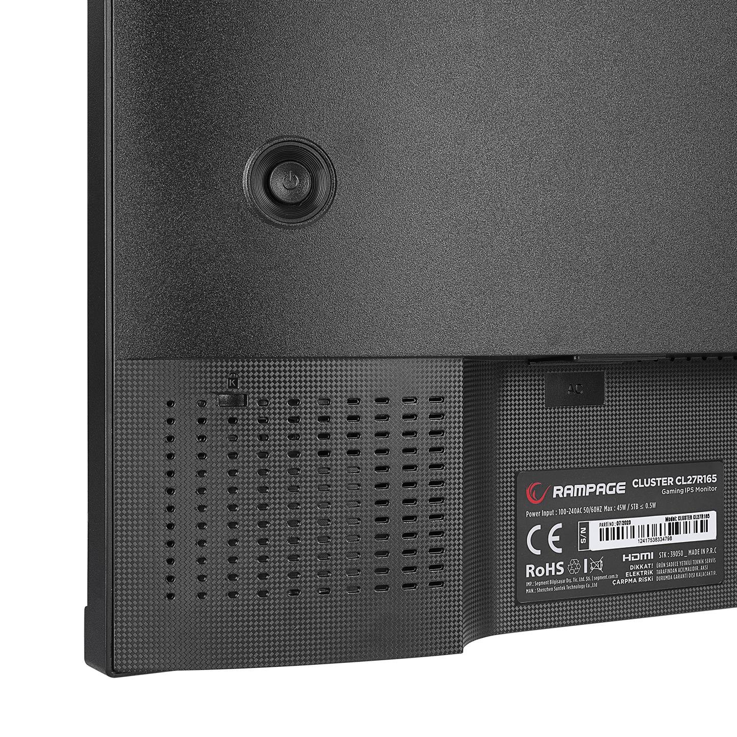 Rampage CLUSTER CL27R165 27 165Hz 1ms BOE IPS FHD Freesync Pivot PC Flat Oyuncu Monitörü