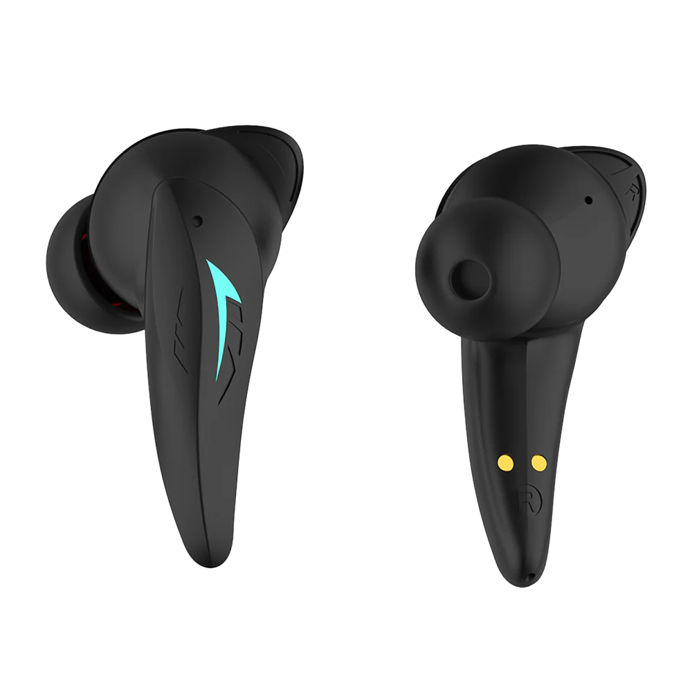 Rampage Clutch T01 Siyah 4 Mikrofonlu ENC+ANC Oyuncu Bluetooth V5.3 TWS Gerçek Kablosuz Kulaklık