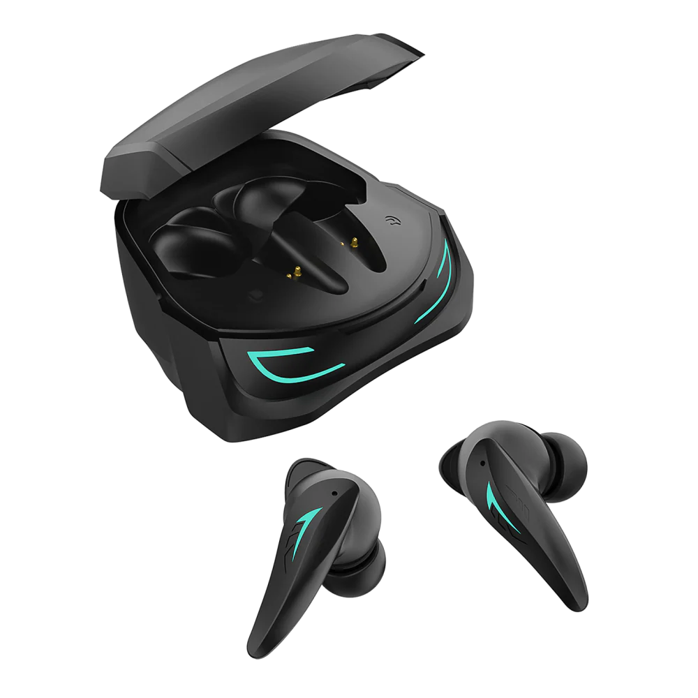 Rampage Clutch T01 Siyah 4 Mikrofonlu ENC+ANC Oyuncu Bluetooth V5.3 TWS Gerçek Kablosuz Kulaklık