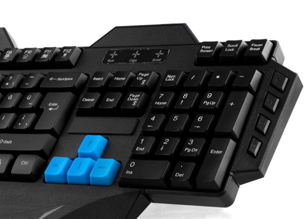 Rampage KB-R01 Siyah USB Makrolu Gaming Q Multimedia Klavye