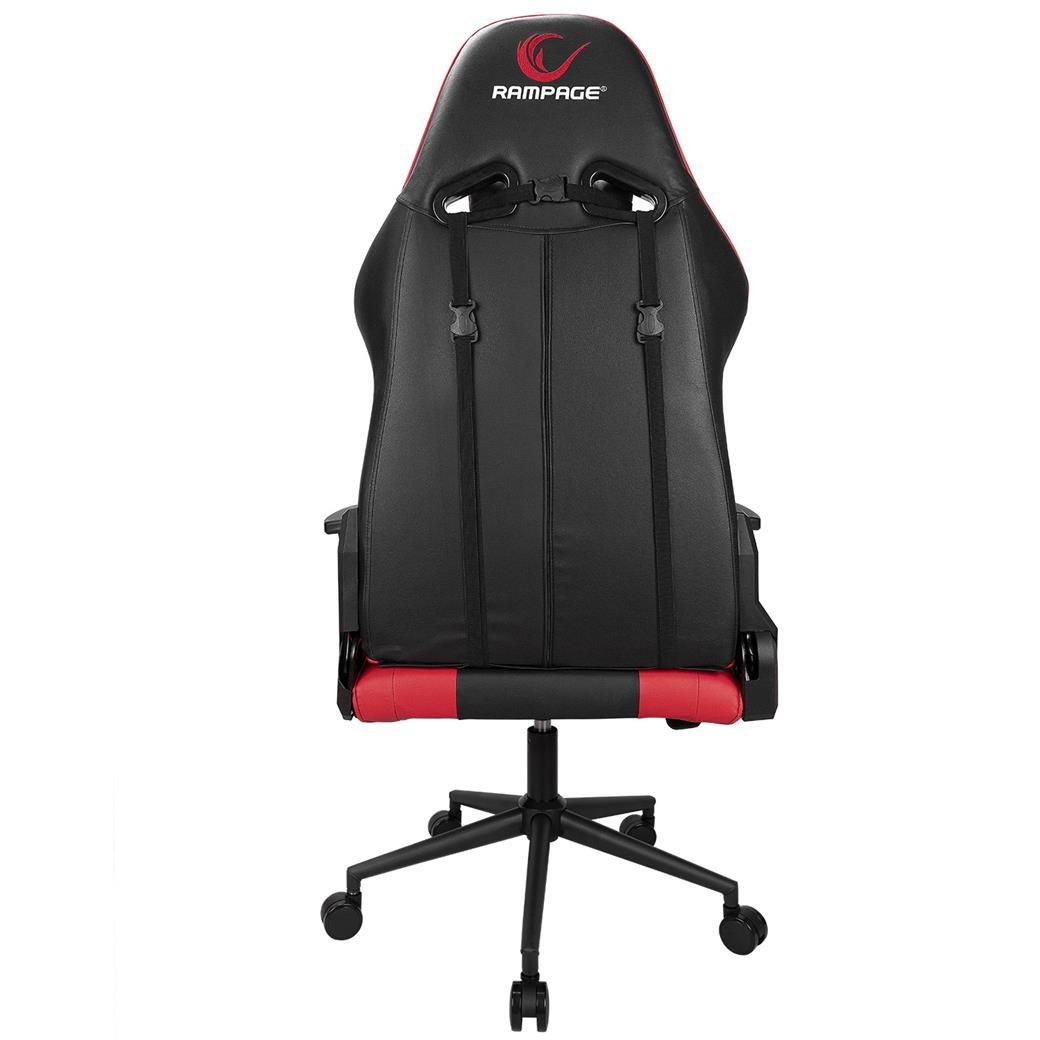 Rampage KL-R56 3D Kol,Tam Dökme Süngerli Siyah/Kırmızı Oyuncu Koltuğu