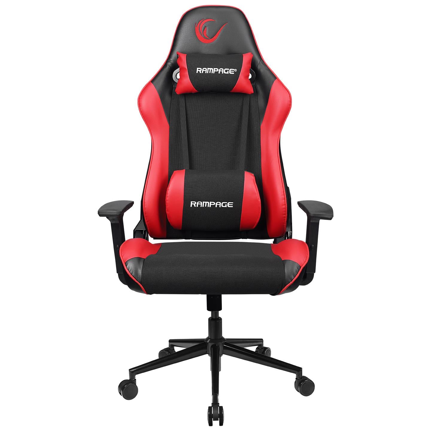 Rampage KL-R57 Nexus Terletmez Kumaş Deri Kırmızı/Siyah Oyuncu Koltuğu