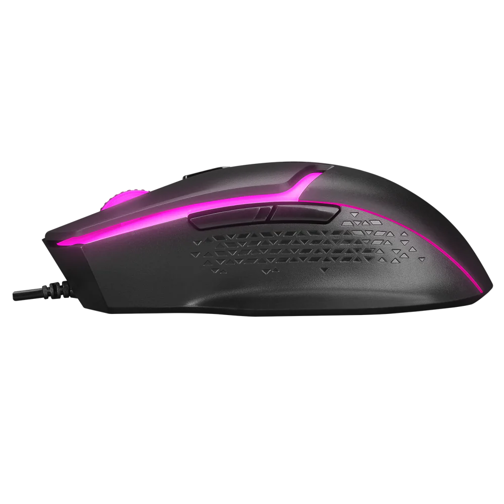 Rampage KM-9858 JAZZY Siyah Rainbow Backlight Makro Tuşlu Gaming Klavye + 3600 dpi Mouse Set