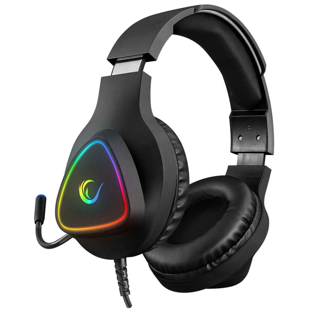 Rampage M7 MONCHER Siyah RGB Led USB 7.1 Gaming Mikrofonlu Oyuncu Kulaklığı