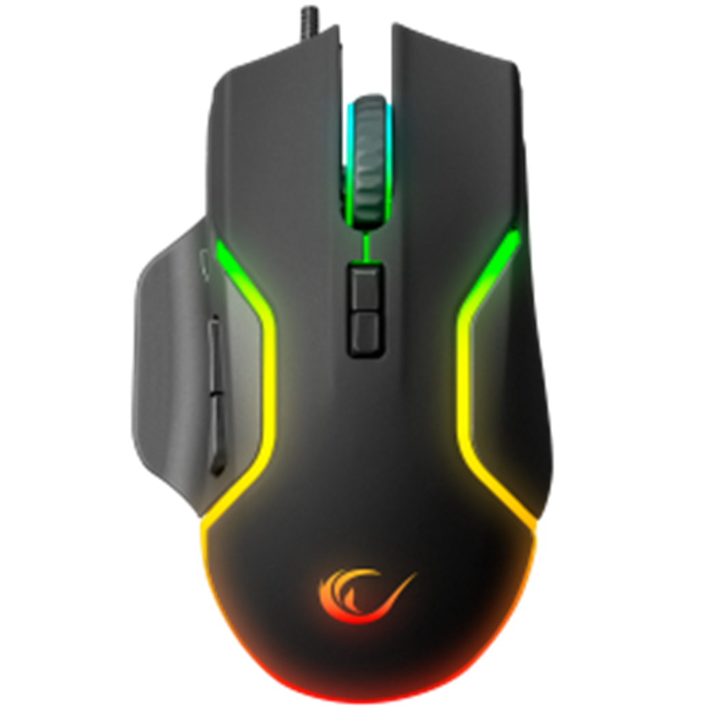 Rampage Miracle M2 Usb Siyah 8 Tuşlu RGB 7200dpi Gaming Oyuncu Mouse