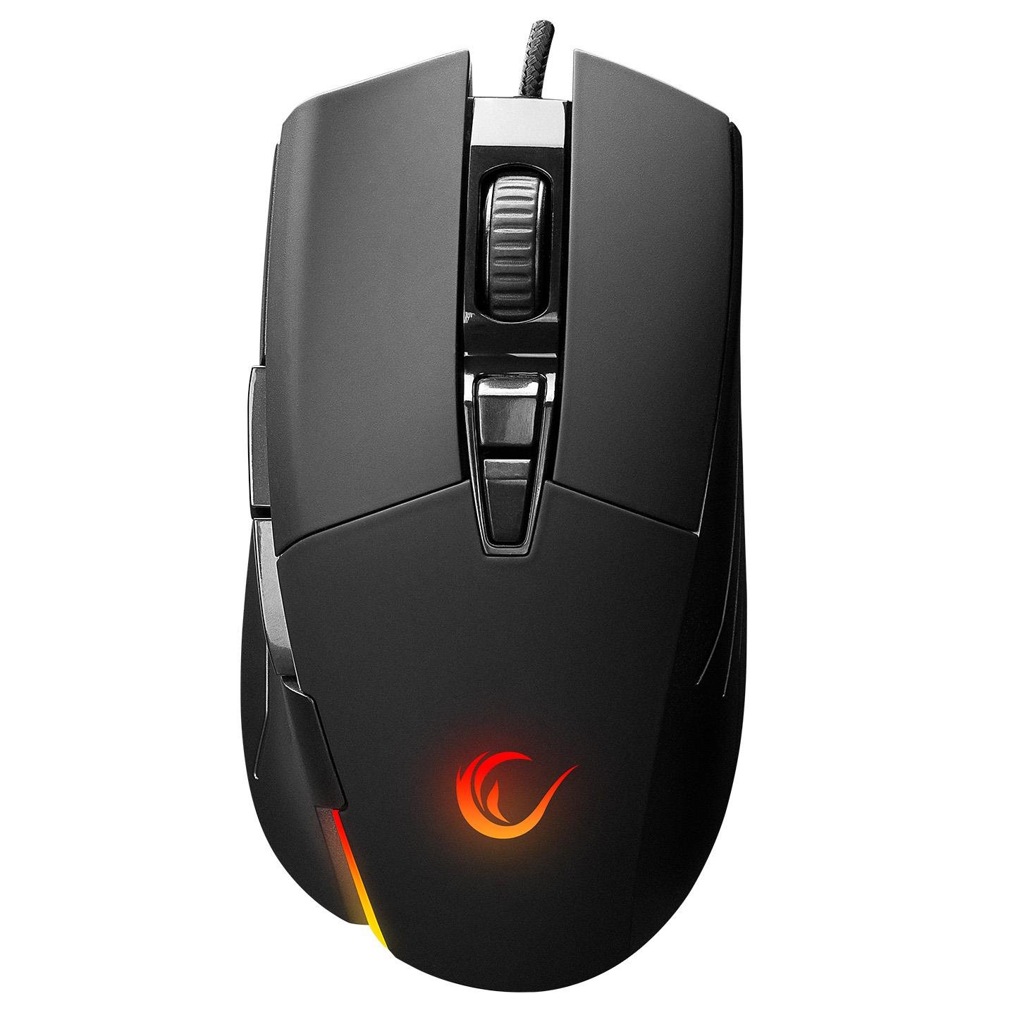 Rampage SMX-52 BROKER Usb Siyah RGB Işıklı 7200 dpi Gaming Oyuncu Mouse