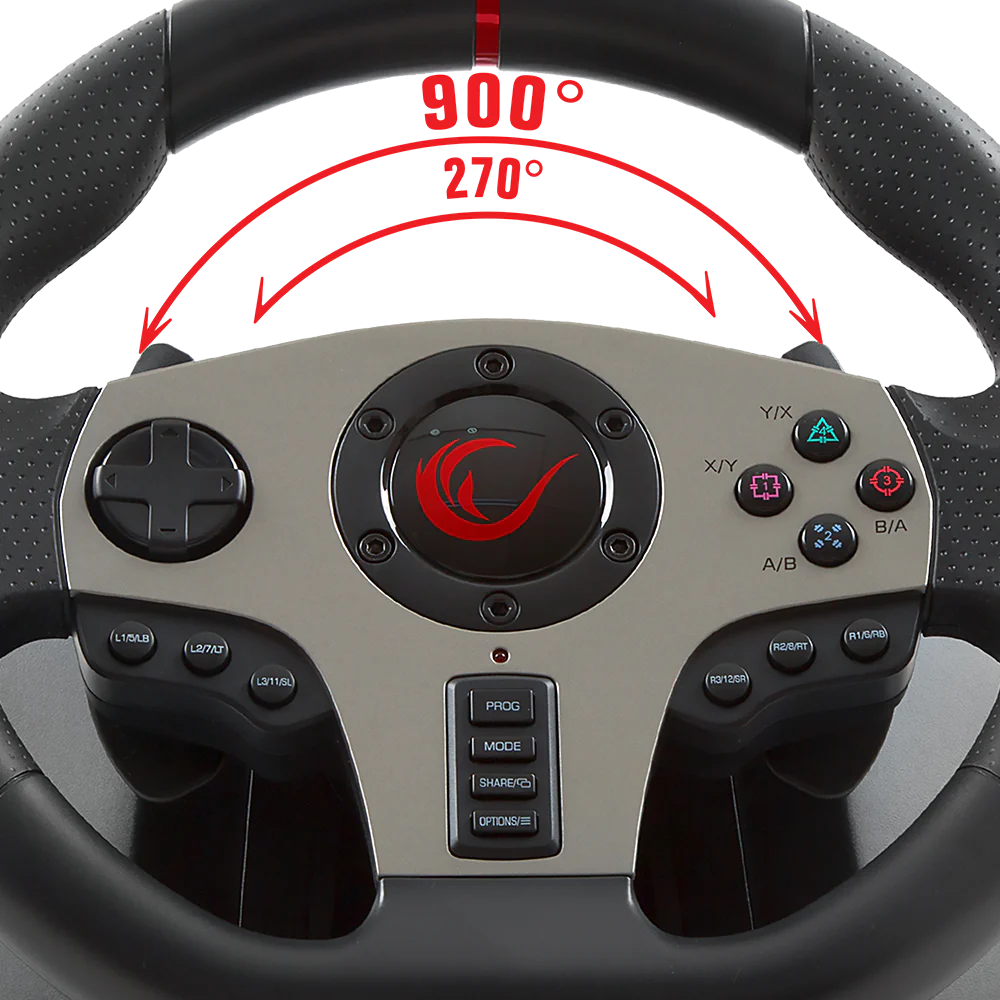 Rampage V900-S PS3/PS4/PC/XBOXONE/XBOX360 SWITCH 6 in 1 Pedallı Gaming Oyuncu Direksiyonu