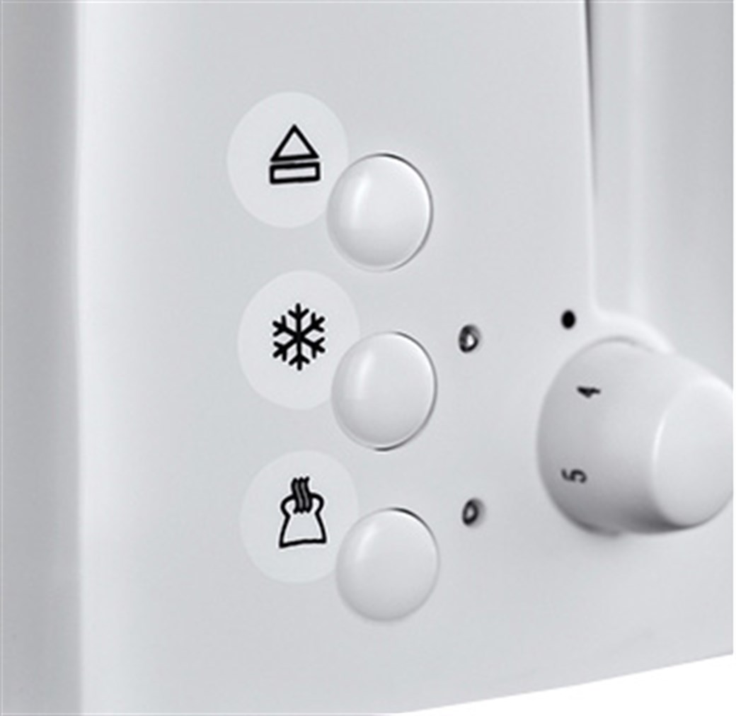 RUSSEL HOBBS RU-21640 TOASTER   2 SLİCE   TEXTURES   WİDE   WHİTE EKMEK KIZARTMA