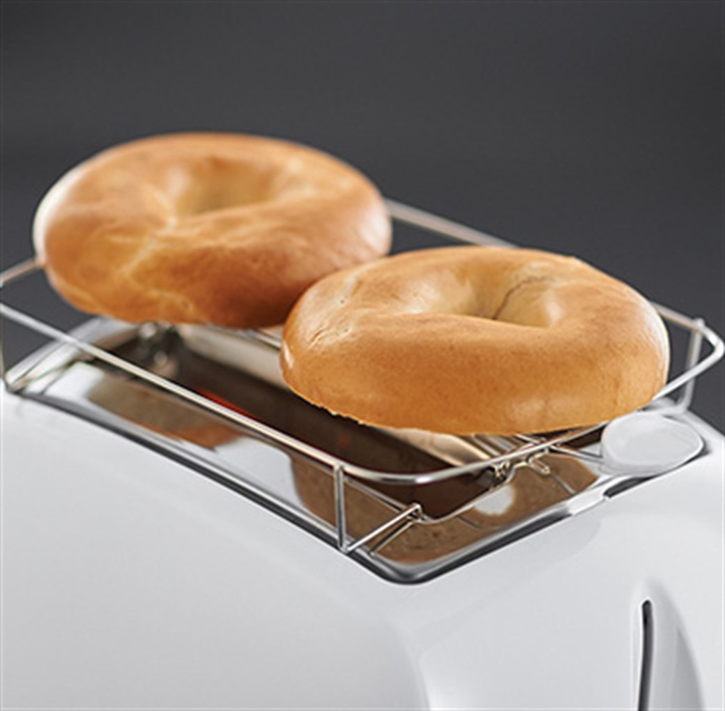 RUSSEL HOBBS RU-21640 TOASTER   2 SLİCE   TEXTURES   WİDE   WHİTE EKMEK KIZARTMA
