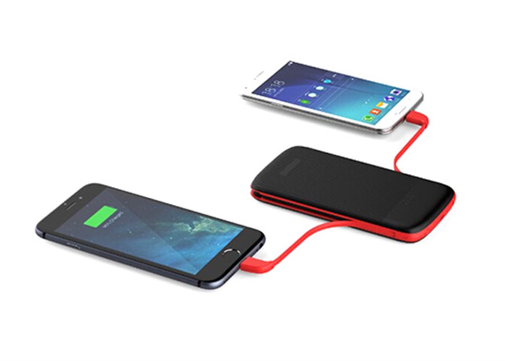 S-link IP-1012 10000mAh Powerbank Siyah/Kırmızı Ta