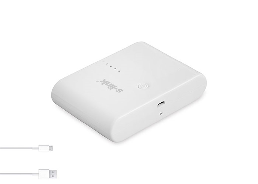S-link IP-1044 10400mAh 1A/2.1A 2*Usb Beyaz Taşına