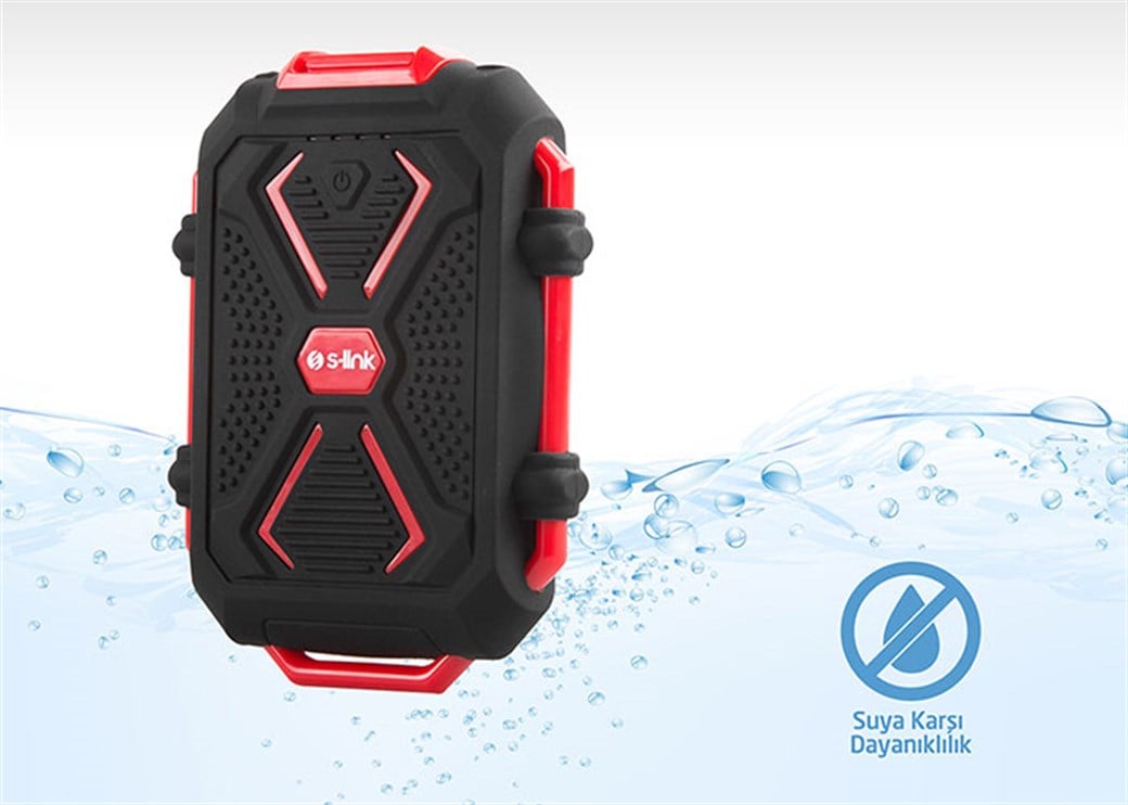 S-link IP-88 10400mAh Dayanıklı Gövde Powerbank Si