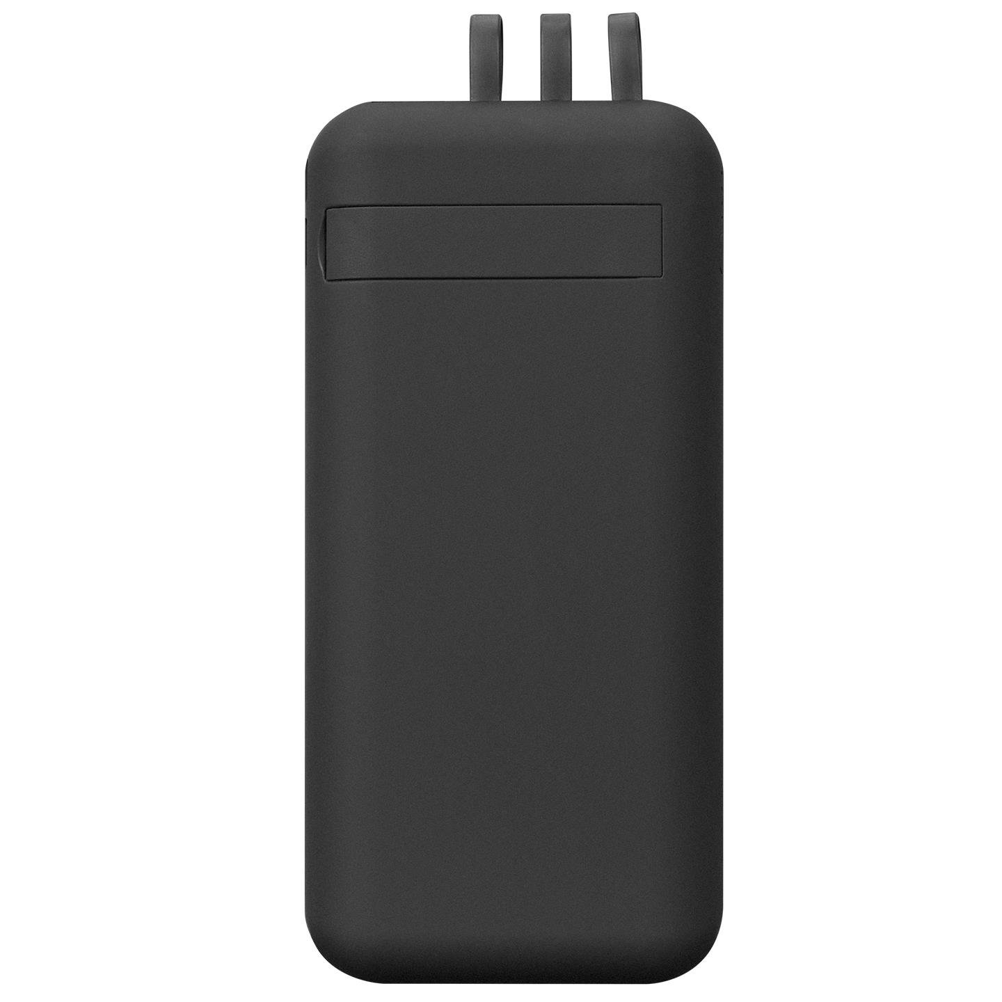 S-link IP-G14W 10000mAh Dahili Kablolu Gizli Ledli Siyah Vantuz+Stand Kablosuz Taşınabilir Pil Şarj Cihazı
