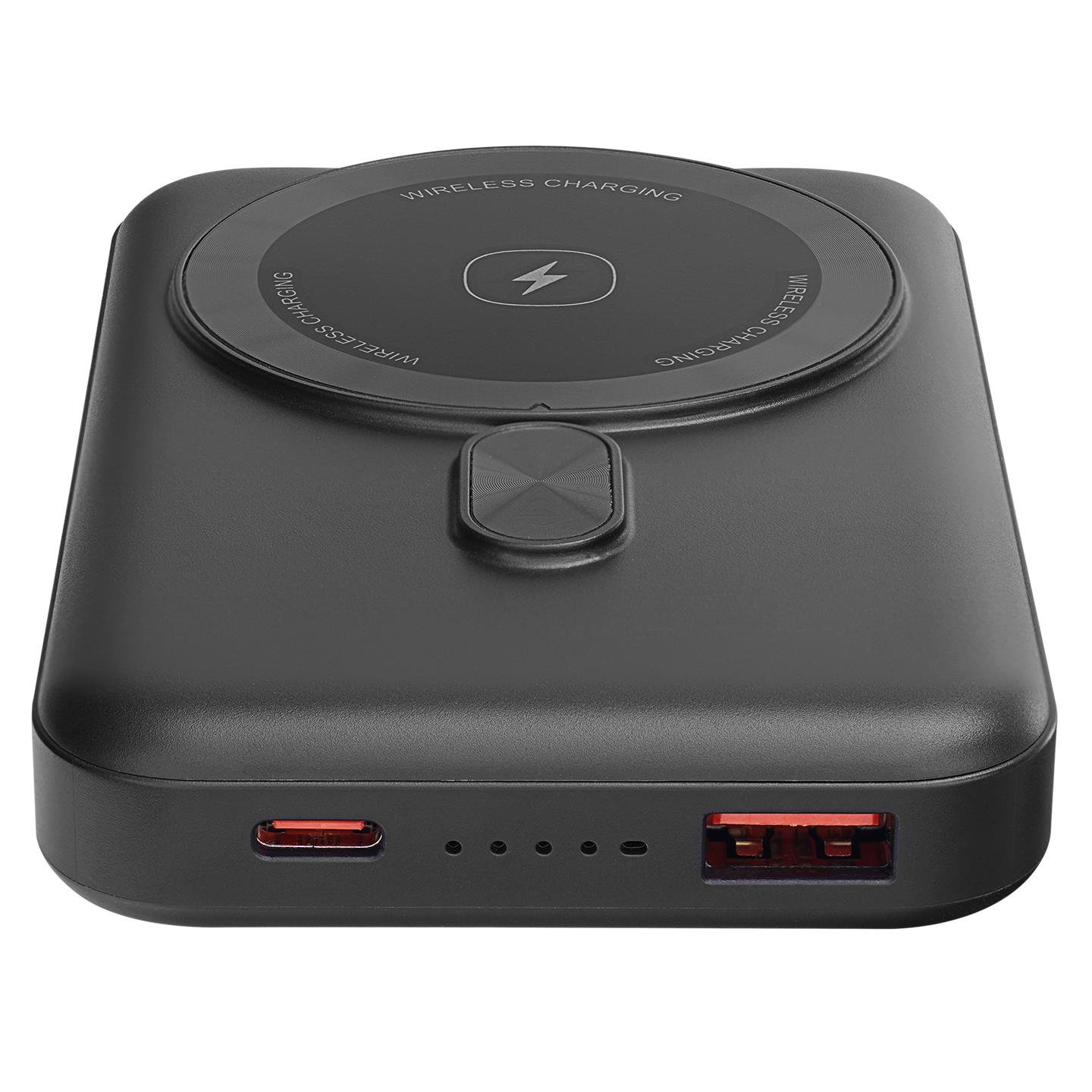 S-link M1031 10000mAh Magsafe 15W HSC22.5W+PD20W+QC3.0 Siyah LCD Taşınabilir Şarj Cihazı Powerbank