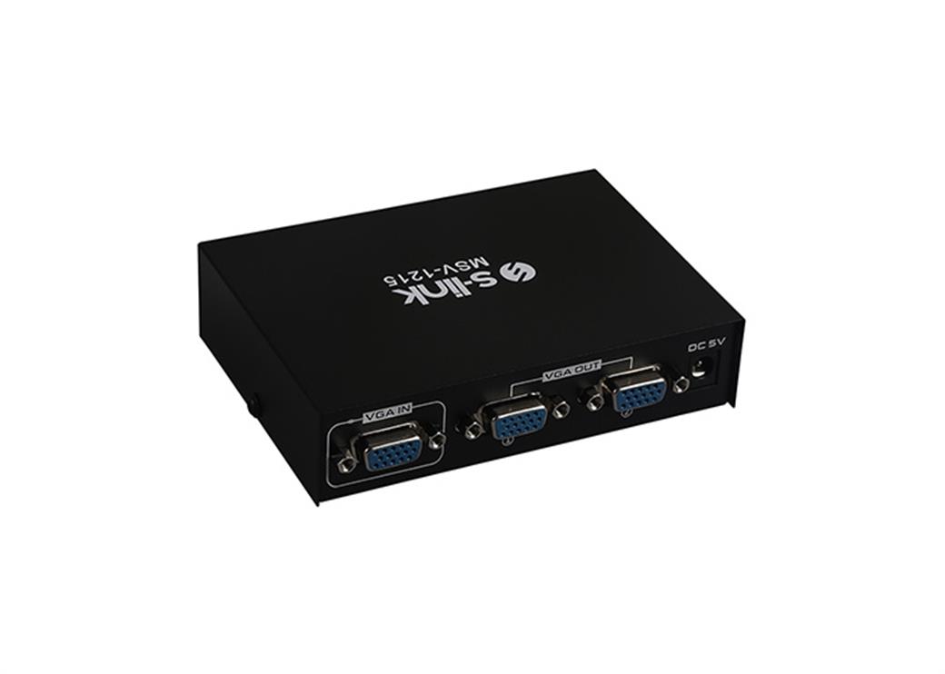 S-link MSV-1215 2 VGA 150Mhz Monitör Çoklayıcı