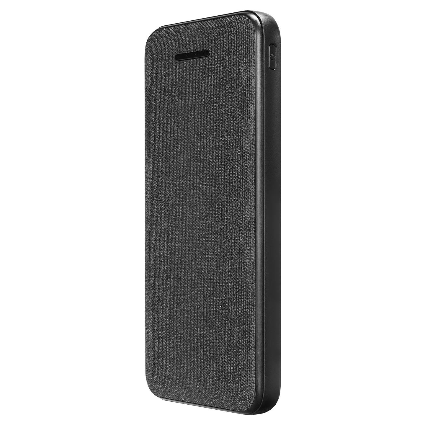 S-link P108 10000mAh PRM PD20W+QC18W+HSC22.5W Kumaş Desen Siyah Taşınabilir Pil Şarj Cihazı Powerbank