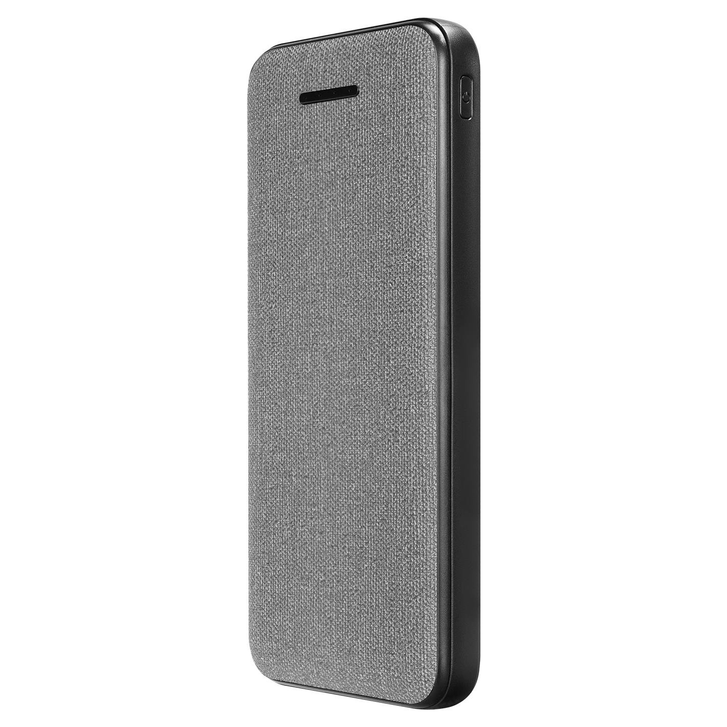 S-link P108 10000mAh PRM PD20W+QC18W+HSC22.5W Kumaş Desen Gri Taşınabilir Pil Şarj Cihazı Powerbank