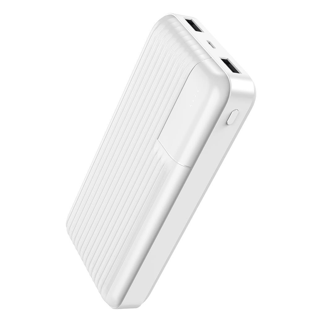 S-link P201 20000mAh PRM Micro+Type-C+USB Beyaz Taşınabilir Pil Şarj Cihazı Powerbank