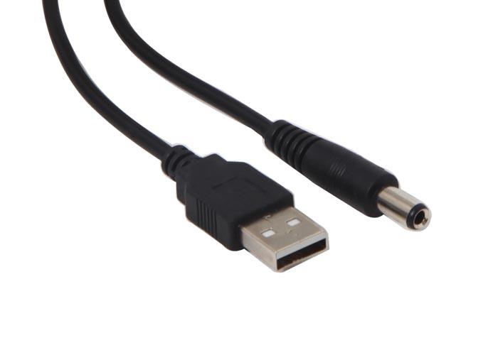 S-link SL-DCM7 Usb M to 5.5*2. DC 1m Çevirici Kabl