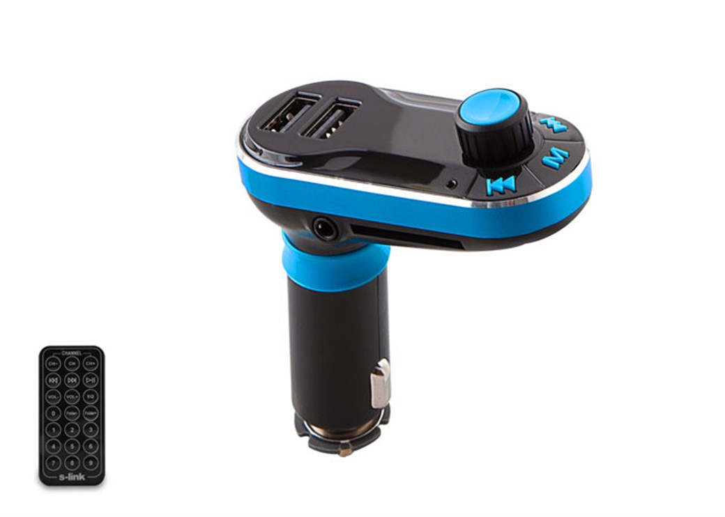 S-link SL-FM66 SD/Usb Destekli + 2.1A Usb Şarj Por